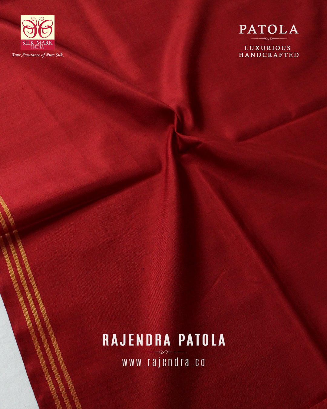 Traditional Navratna Semi Double Weave Rajkot Patola Saree