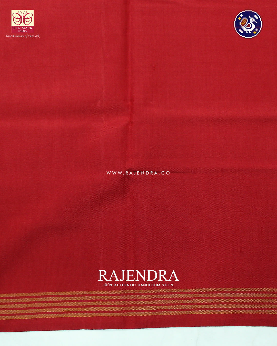 Exclusive 4 Figure Design Red Ikat Rajkot Patola Saree