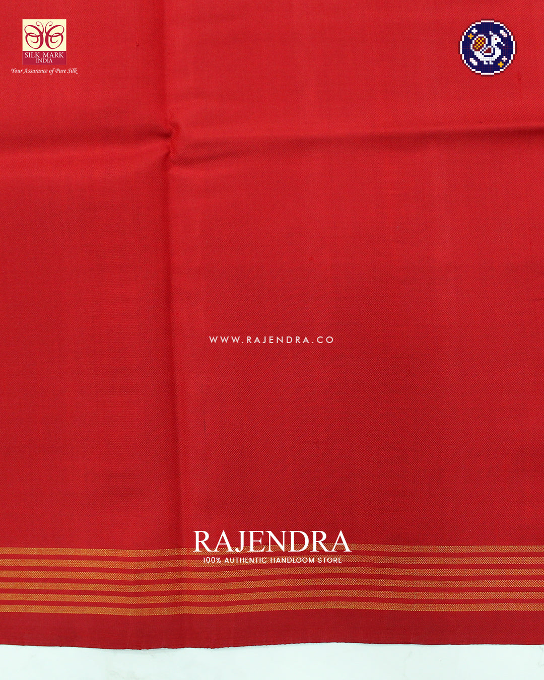 Exclusive 5 Figure Design Red Ikat Rajkot Patola Saree