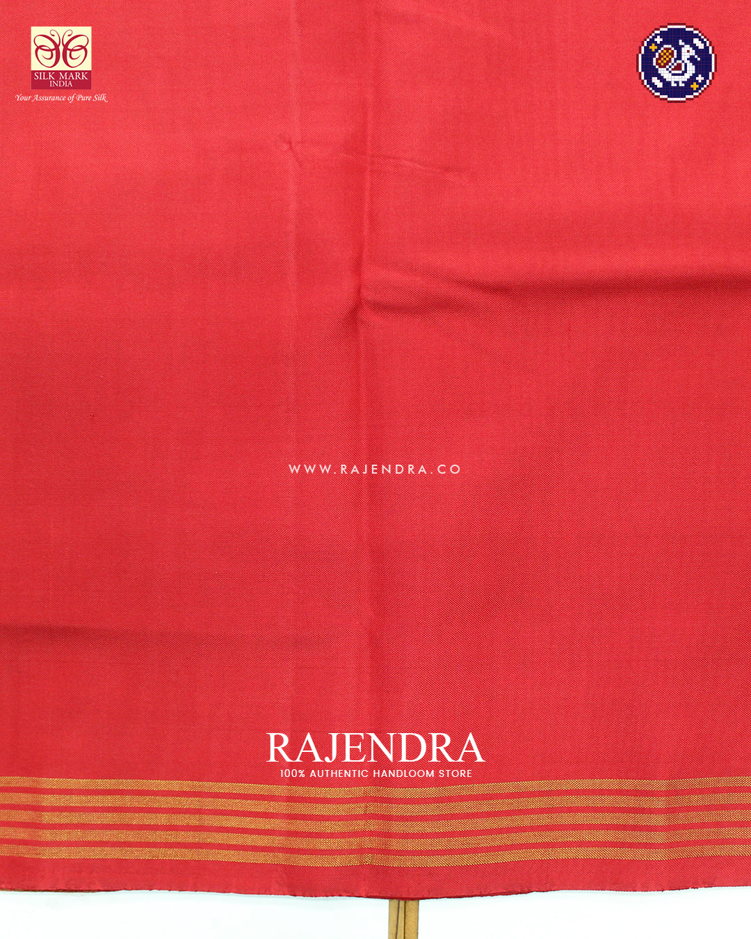 Exclusive 8 Figure Motif Red Ikat Rajkot Patola Saree