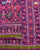 Traditional Nari Kunjar Pink Magenta Single Ikat Rajkot Patola Saree