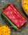 Traditional Ambadal Pink Green Single Ikat Rajkot Patola Saree