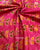 Traditional Ambadal Pink Green Single Ikat Rajkot Patola Saree