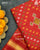Traditional Bandhani Design Red Single Ikat Rajkot Patola Dupatta