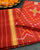Traditional Bandhani Design Red Single Ikat Rajkot Patola Dupatta