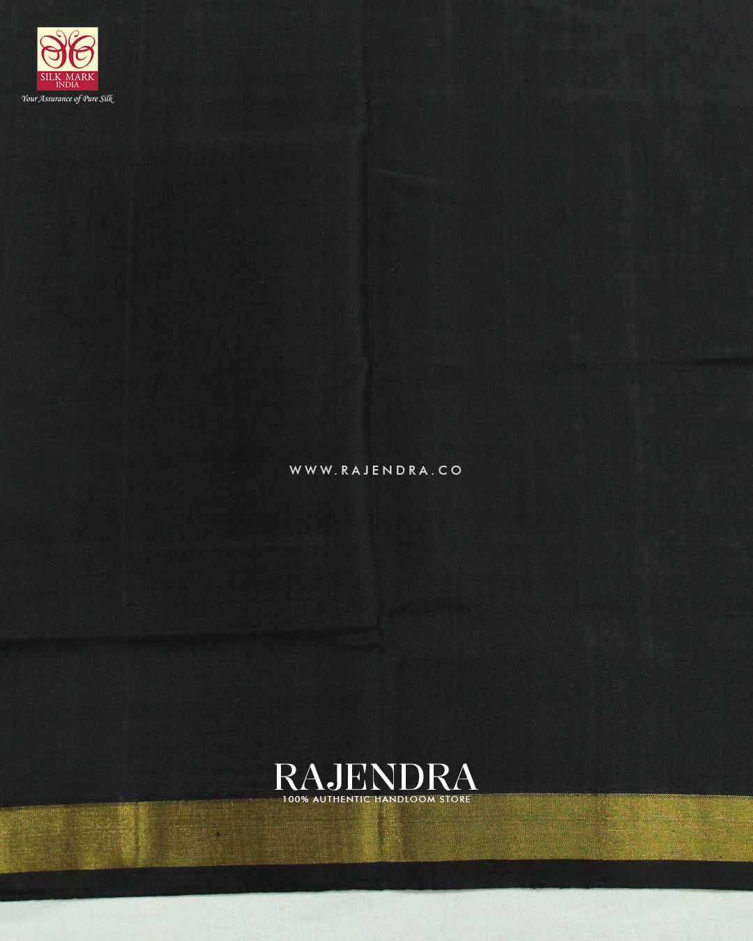 Traditional Hathi Popat Design Black Rajkot Patola Saree
