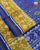 Traditional Panchanda Design Navy Blue Single Ikat Rajkot Patola Saree