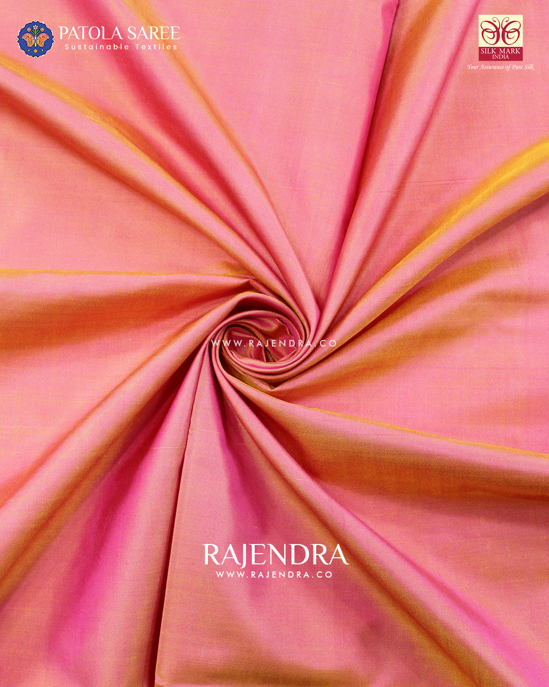 Traditional Gala Border Blue and Peach Single Ikat Rajkot Patola Saree