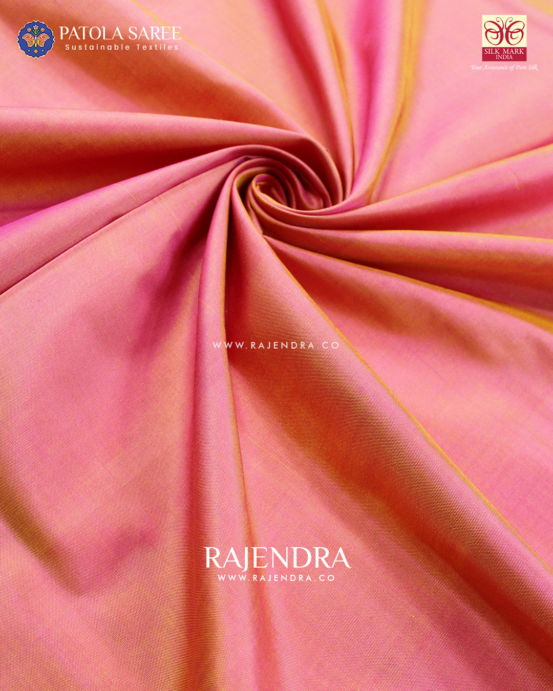 Traditional Gala Border Blue and Peach Single Ikat Rajkot Patola Saree