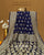 Traditional Pure Georgette Blue Palav Banarasi Bandhani Saree