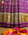 Handwoven Buttonful Bhat Purple Single Ikkat Rajkot Patola Saree