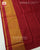 Traditional Buttonful Bhat Red and Blue Single Ikat Rajkot Patola Saree