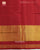 Traditional Buttonful Bhat Red and Green Single Ikat Rajkot Patola Saree