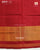 Traditional Buttonful Design Red and Blue Single Ikat Rajkot Patola Saree