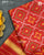 Traditional Buttonful Design Red Single Ikat Rajkot Patola Dupatta