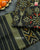 Traditional Chabadi Bhat Black Single Ikat Rajkot Patola Dupatta