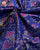 Traditional Chabadi Bhat Red and Blue Single Ikkat Rajkot Patola Saree