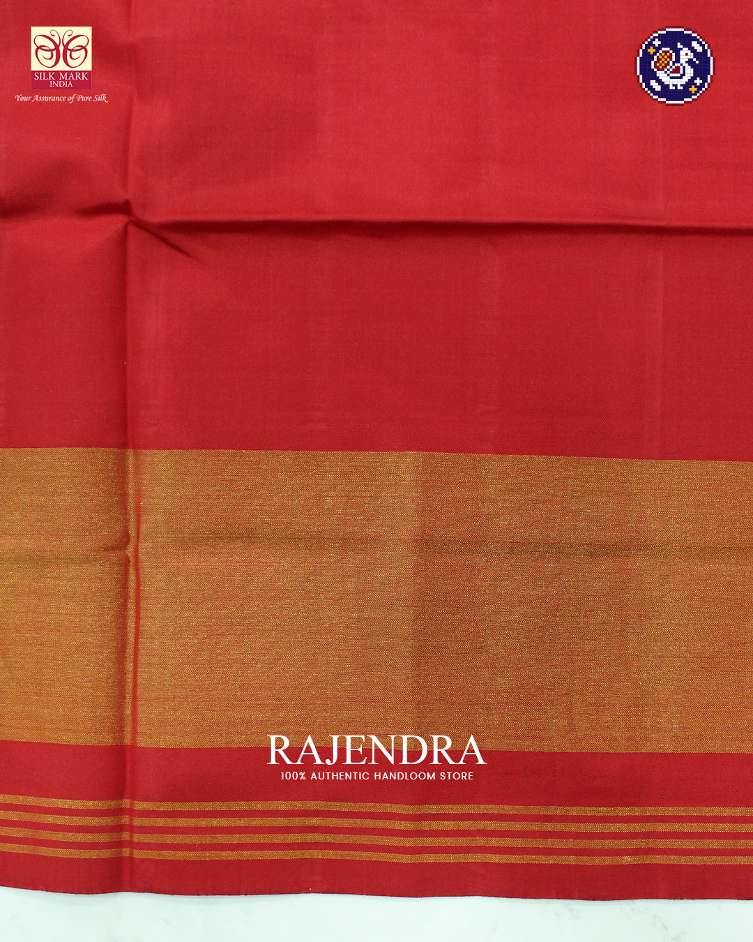 Traditional Chabadi Design Red and Green Rajkot Patola Saree