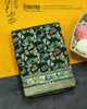 Exclusive Shikargah(शिकारगाह) Pure Georgette Dark Green Banarasi Dupatta