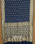 Traditional Pure Georgette Dark Rama Blue Palav Banarasi Bandhani Saree
