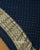 Traditional Pure Georgette Dark Rama Blue Palav Banarasi Bandhani Saree