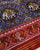 Exclusive Chabadi Hathi Red and Blue Semi Double Ikat Rajkot Patola Saree