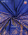 Exclusive Parrot Motif Blue Single Ikat Rajkot Patola Saree