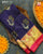 Exclusive Peacock Motif Pink and Blue Single Ikat Rajkot Patola Saree
