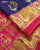 Exclusive Peacock Motif Pink and Blue Single Ikat Rajkot Patola Saree