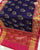 Exclusive Peacock Motif Pink and Blue Single Ikat Rajkot Patola Saree