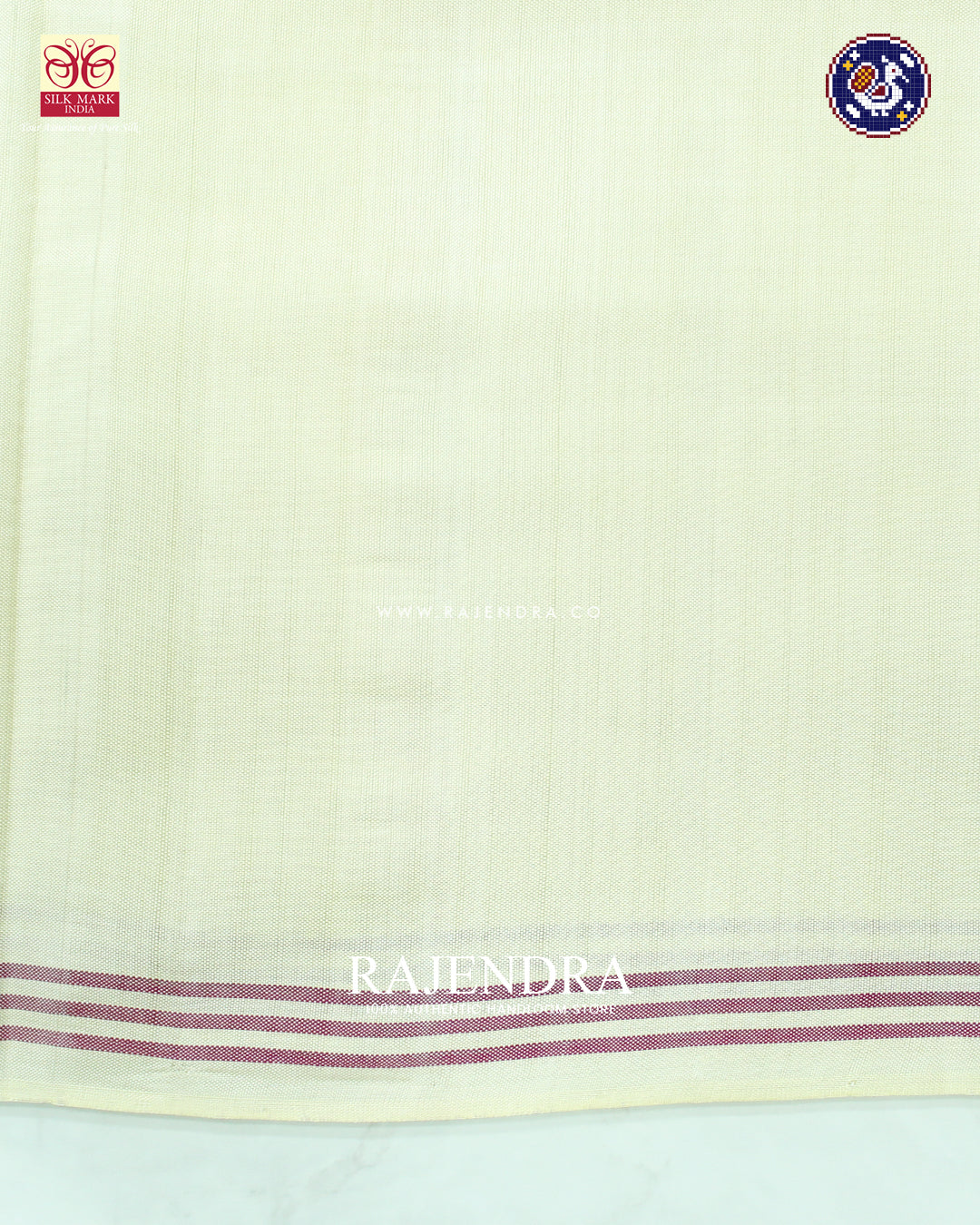 Exclusive Parrot Border Fancy Design Off White Ikat Patola Saree