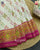 Exclusive Pink and White Single Ikat Rajkot Patola Saree