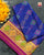 Exclusive Flowers Design Pink and Blue Single Ikat Rajkot Patola Saree