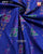 Exclusive Flowers Design Pink and Blue Single Ikat Rajkot Patola Saree