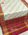 Fancy Pink and White Flowers Bhat Single Ikat Rajkot Patola Saree