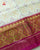 Handwoven Panchanda Bhat Pink and White Single Ikkat Rajkot Patola Saree