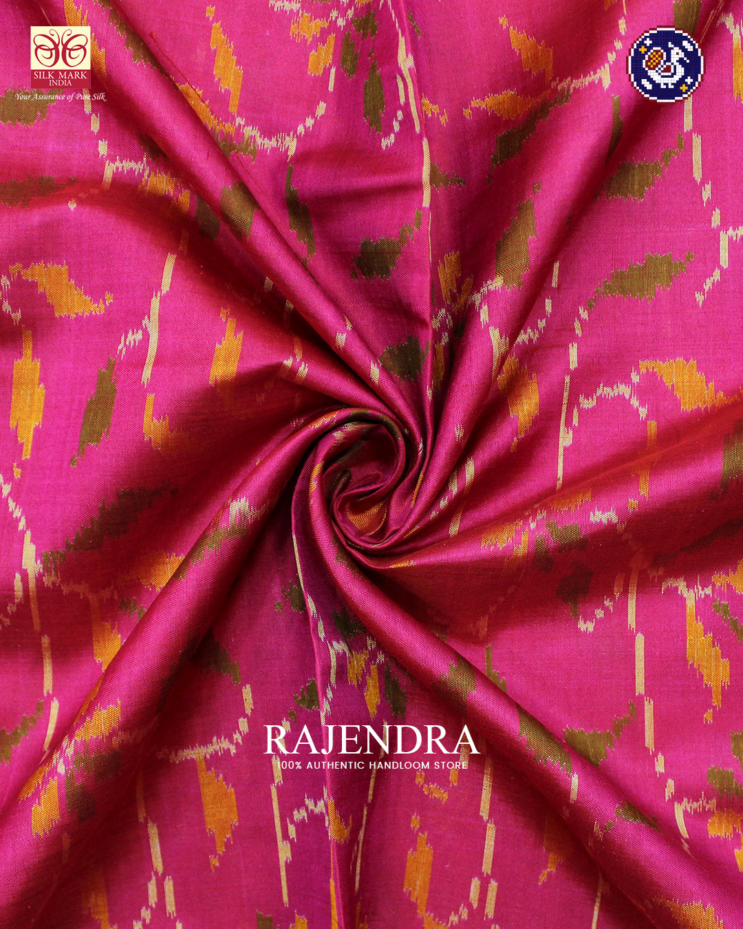 Exclusive Flowers Design Pink Purple Rajkot Patola Saree