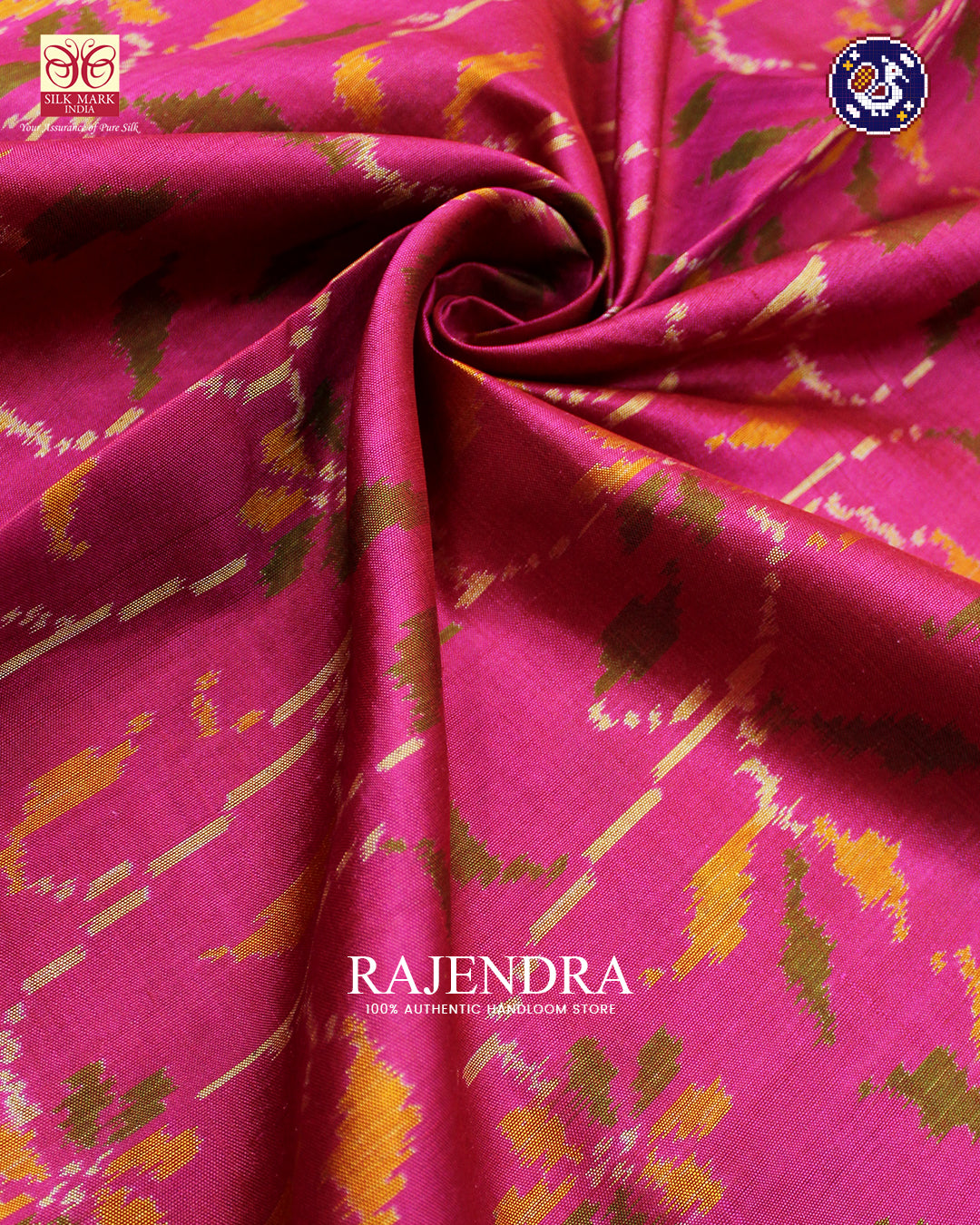 Exclusive Flowers Design Pink Purple Rajkot Patola Saree
