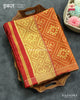 Exclusive Ganga Jamna Triple Color Single Ikat Rajkot Patola Saree