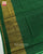 Traditional Buttonful Bhat Green Single Ikat Rajkot Patola Saree