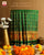 Traditional Buttonful Bhat Green Single Ikat Rajkot Patola Saree