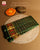 Traditional Buttonful Bhat Green Single Ikat Rajkot Patola Saree