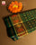Traditional Buttonful Bhat Green Single Ikat Rajkot Patola Saree