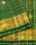 Traditional Buttonful Bhat Green Single Ikat Rajkot Patola Saree