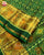 Traditional Buttonful Bhat Green Single Ikat Rajkot Patola Saree
