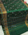 Traditional Hathi Popat Green Single Ikat Rajkot Patola Saree