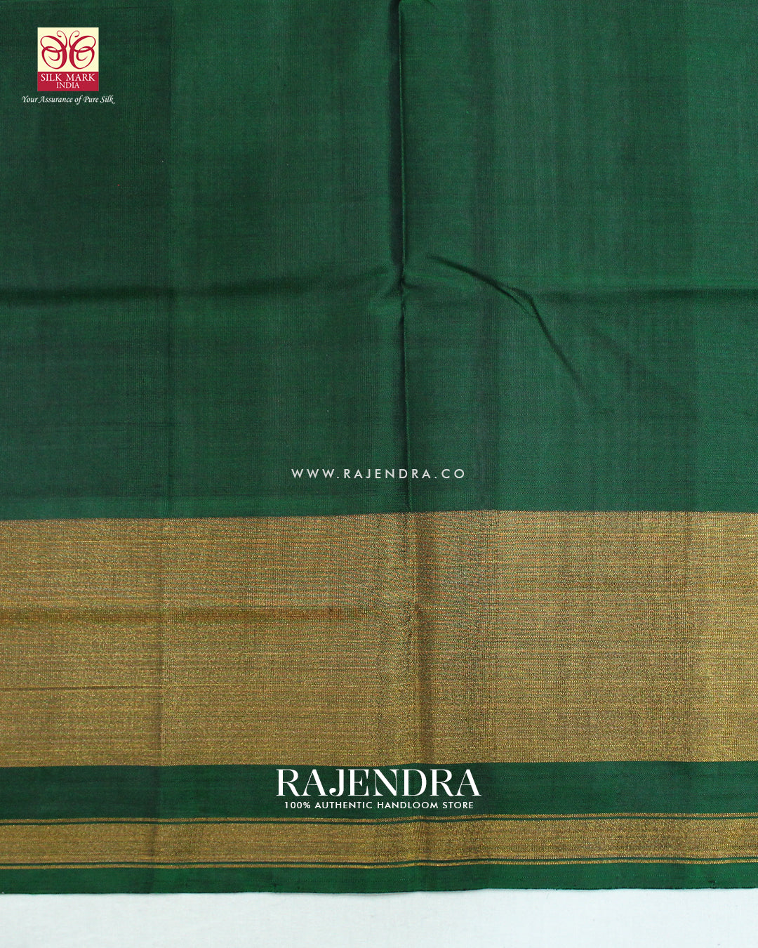 Traditional Manekchowk Design Green Single Ikat Rajkot Patola Saree