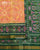 Traditional Manekchowk Design Green Peach Single Ikat Rajkot Patola Saree