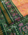 Traditional Manekchowk Design Green Peach Single Ikat Rajkot Patola Saree