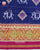Traditional Hathi Chanda Pink and Blue Single Ikat Rajkot Patola Saree